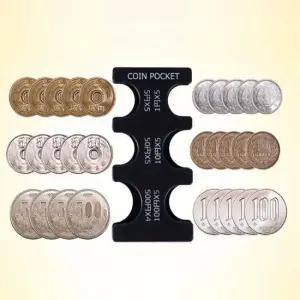 엔화 지갑 일본 동전 수납케이스 머니클립 동전보관함 엔화 동전 일본 동전지갑