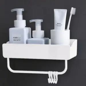 ( )일자 화장실 걸이 선반 무타공 후크 욕실 욕실걸이 수납 행거