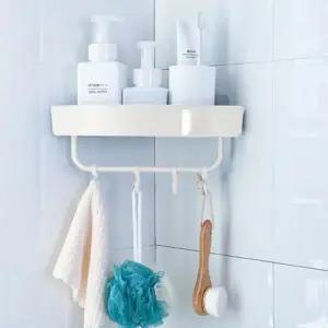 선반 후크 무타공 화장실 걸이 욕실 코너 욕실걸이 수납 행거
