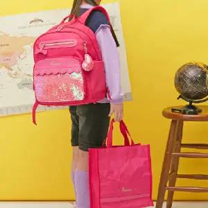 ( )엘린 프린세스 책가방 가방 세트 딥핑크 초등학생 백팩세트 초등학생가방