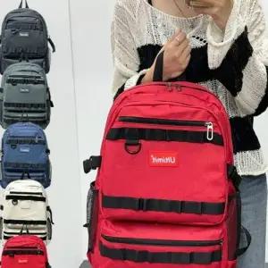 백팩 캐주얼 데일리 학생 패션 스타일 수납