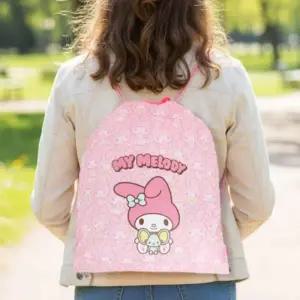 ( )초등 중 학생 마이멜로디 와글와글 스트링 복조리 보조 가방 주머니 백팩 1P