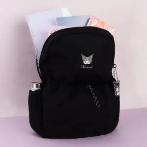 ( )쿠로 미 초등 중 학생 캐릭터 데일리 예쁜 스트링 백팩 책 가방 배낭