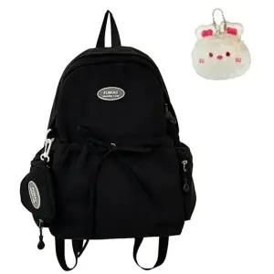 경량 학생용 백팩 책가방 키플링백 (토끼 키링 포함)