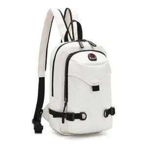 ( )여행용 아이보리 백팩 가방 수납 슬링백 지퍼 실용 어깨끈