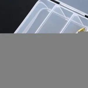 (색상 에기케이스)EA 양면 태클박스 14칸 수납 케이스 피싱용 낚시 정리함