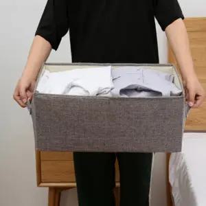 ( )패브릭 접이식 수납함 장난감 옷 정리함 다용도 보관함