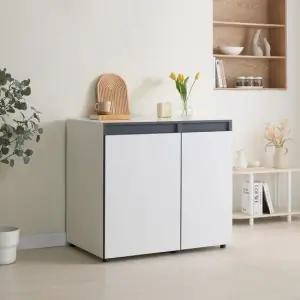 BS FB107 광폭 도어 멀티 렌지대 990 1color 광폭렌지대 정수기대 선반수납장 주방렌지대