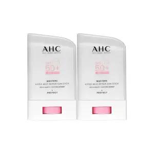 AHC 마스터즈 하이퍼 마일드 리페어 선스틱 SPF50+ 22g 2개