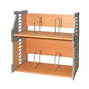 ( )원목 만능 책꽂이 2단 책상 정리함