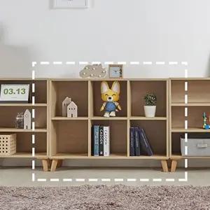 [텐스페이스]비비 2단 6칸 가로세로겸용 책장 MD5124 (수도권무배)