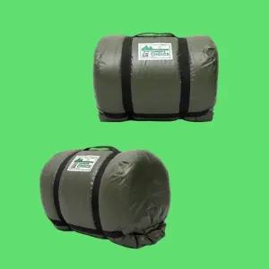 ( )덕다운 슬리핑백 후드 캠핑 4계절 야외활동 여행 캠핑가방 침낭 가방 경량