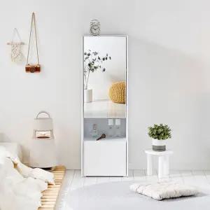 TBZ 타비즈 거울 수납장 400 오픈형 틈새수납장 수납가구 틈새수납장 선반장 수납선반