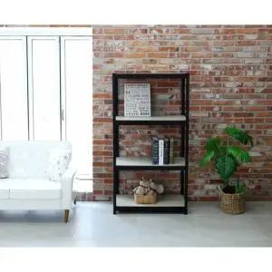 TBZ 데비나 앵글선반 600 4단 철제선반 수납장 수납선반 철제선반 앵글선반