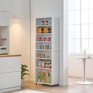 TBZ 타비즈 이동식 틈새수납장 600 광폭형 수납장 틈새수납장 선반장 수납가구 수납선반