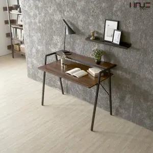 [텐스페이스]멀티 멀바우패턴 1140 철제 서재책상 MD5227 (수도권무배)