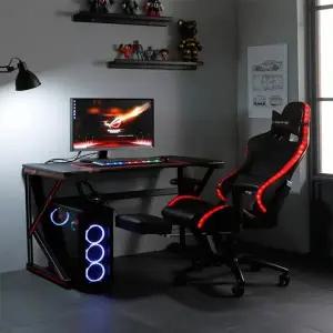 [텐스페이스]리프C PC 게이밍 컴퓨터 책상 1000 K형 MD5171 (수도권무배)