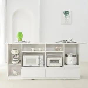 [텐스페이스]클리 2030 LPM 라운드 홈바 테이블 서랍형 MD5331 (수도권무배)