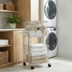 [아이넥스] 홈그린 프리미엄 304올스텐 빨래바구니