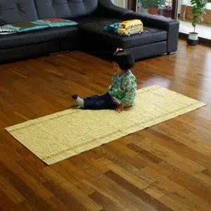 ( )EAS 마작대자리 175cmx70cm 거실 돗자리 대나무 왕골자리