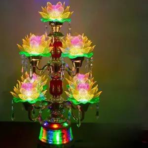 불교 연등 기도등 연꽃 소원등 석가탄신일 전등 불경