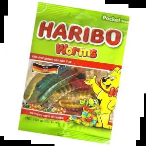 달달구리 하리보 웜즈 x 10개입 1박스 HARIBO 젤리 100g