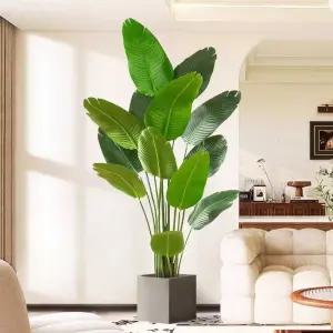 대형조화 거실 화분 인테리어 소품 인조 나무 거실인테리어 조경 장식