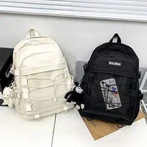 망사 멀티포켓 백팩 직장인 학생 책가방 여행배낭_24533548