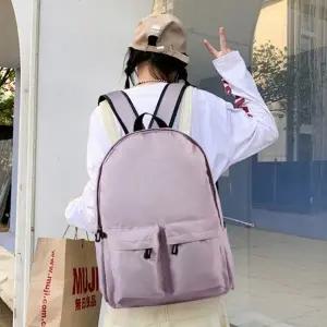 남여공용 투지퍼 라운드 백팩 캐주얼 빅사이즈 가방_24535382