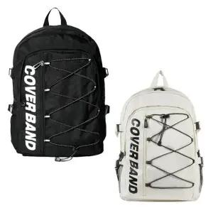 남녀공용 학생 편한 베이직 스트링 로고 백팩 가방_24535498