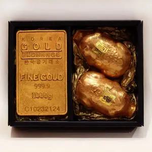 황금돼지+골드바 비누세트 칠순답례품 소규모 돌잔치 팔순 돌답례품