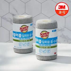 [3M] 버블버블 일회용 롤수세미 1Roll(20장) x 2개
