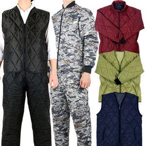 깔깔이 기모 경량 패딩 조끼 점퍼 방한복 작업복 겨울