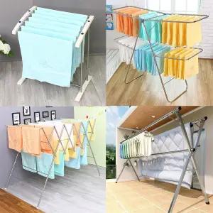 Y형X형W형 이동식 접이식 올스텐 빨래건조대 모음 베란다 이불 수건건조대