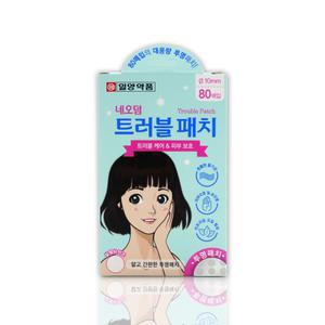 네오덤 트러블패치 여드름패치 습윤밴드 투명 80매 1개