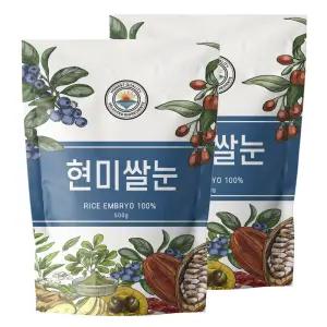 국산 프리미엄 원형 A급 현미쌀눈 500g 2ea