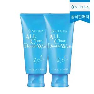 [센카] 올 클리어 더블 워시 120g 2개