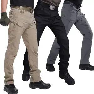 남성 전술바지 카고팬츠 건빵 작업복 스판 방수원단 사계절