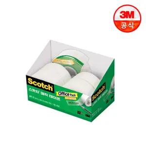 스카치 매직테이프 디스펜서 + 리필 4롤(18mm x 25m)