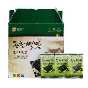 별식품 광천별맛김 파래도시락김 32봉