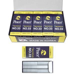 평화 스테플러침 스테플러심 33호 (10개입) 1갑 박스판매