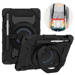 갤럭시탭S11 S10 S9 S8 S7 플러스 라이트 FE 울트라 펜 수납 스트랩 스탠딩 손잡이 태블릿 케이스