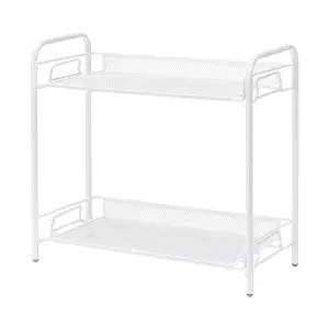 이케아 TEVALEN 테발렌 2단 선반 36x17x33cm/수납유닛/철제/오픈/베란다/화장실