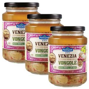 폰타나 베네치아 페페론치노&갈릭 봉골레 파스타소스, 430g, 3개