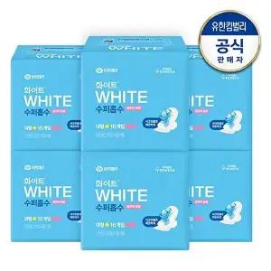 [화이트]수퍼흡수 대형 생리대 16x6
