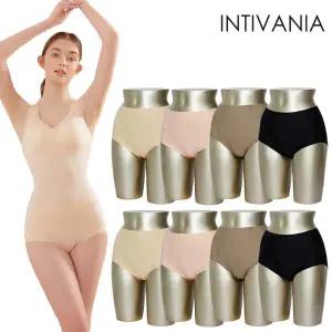 [방송히트]인티베니아 011 하이웨이스트 빅사이즈 누디 노라인 삼각팬티 8종(90∼110)