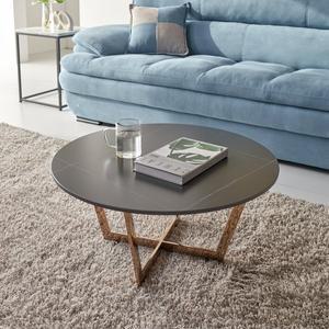 [퍼니츠]브릭 글리 700 원형 세라믹 거실 소파 테이블 좌식 좌탁 쇼파테이블