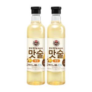 백설맛술 생강, 800ML, 2개