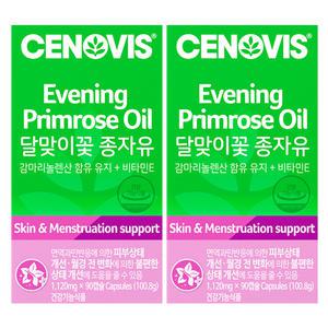 세노비스 달맞이꽃 종자유(감마리놀렌산+비타민E), 30일분, 90캡슐, 2개