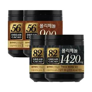 롯데웰푸드 드림카카오 56% 86g, 2개 + 82% 86g, 2개